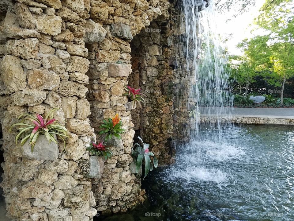 Waterfall Dallas Arboretum