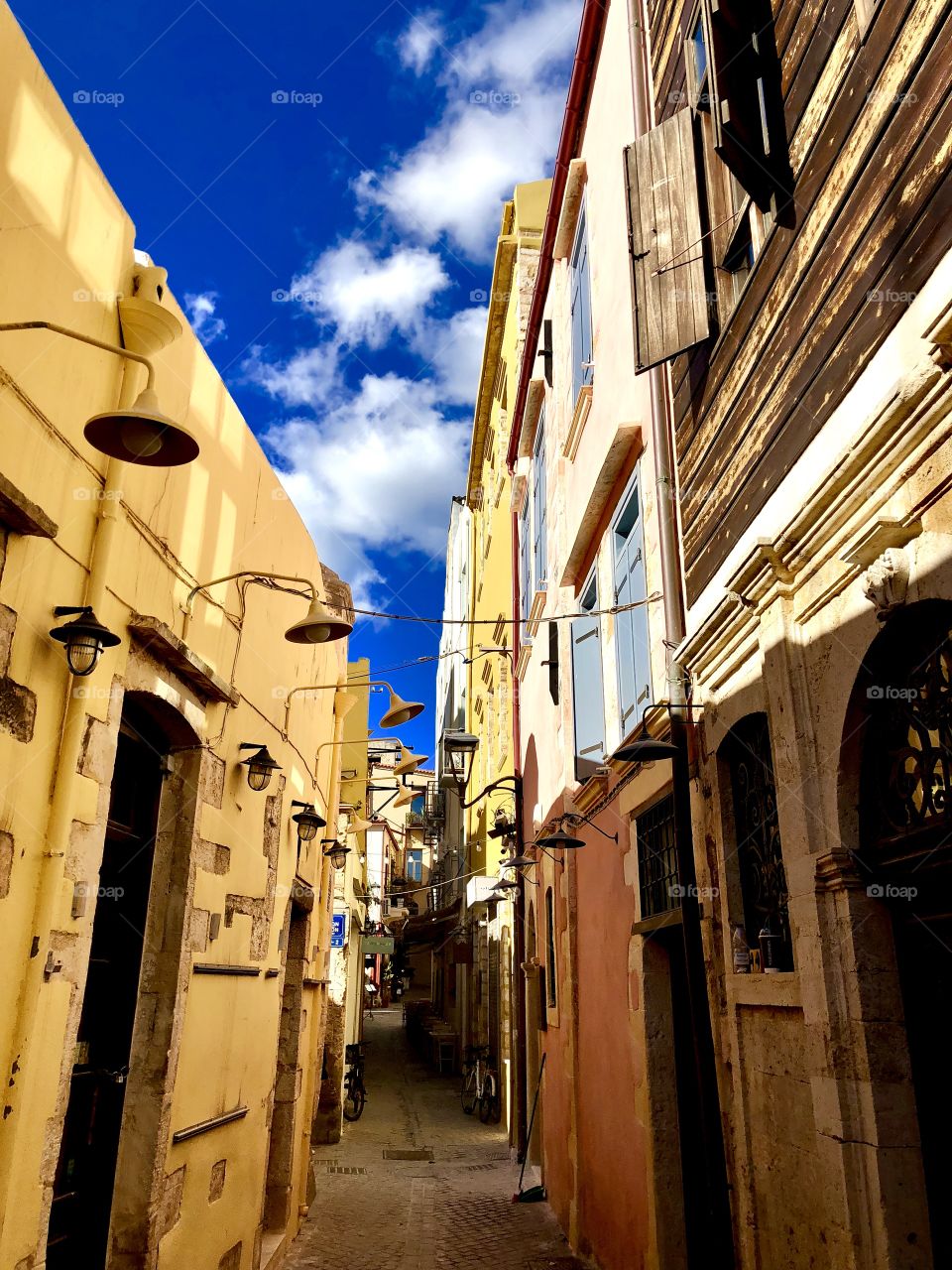 Street in Chania Greece