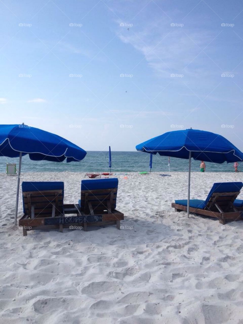 Beach chairs. Beautiful beach chairs