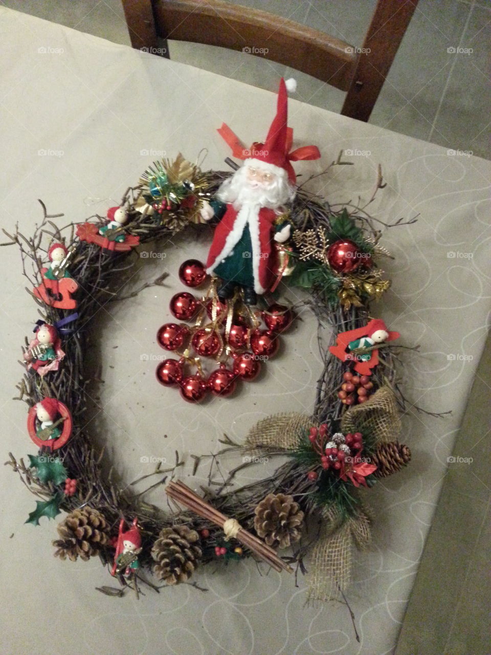 couronne de Noël