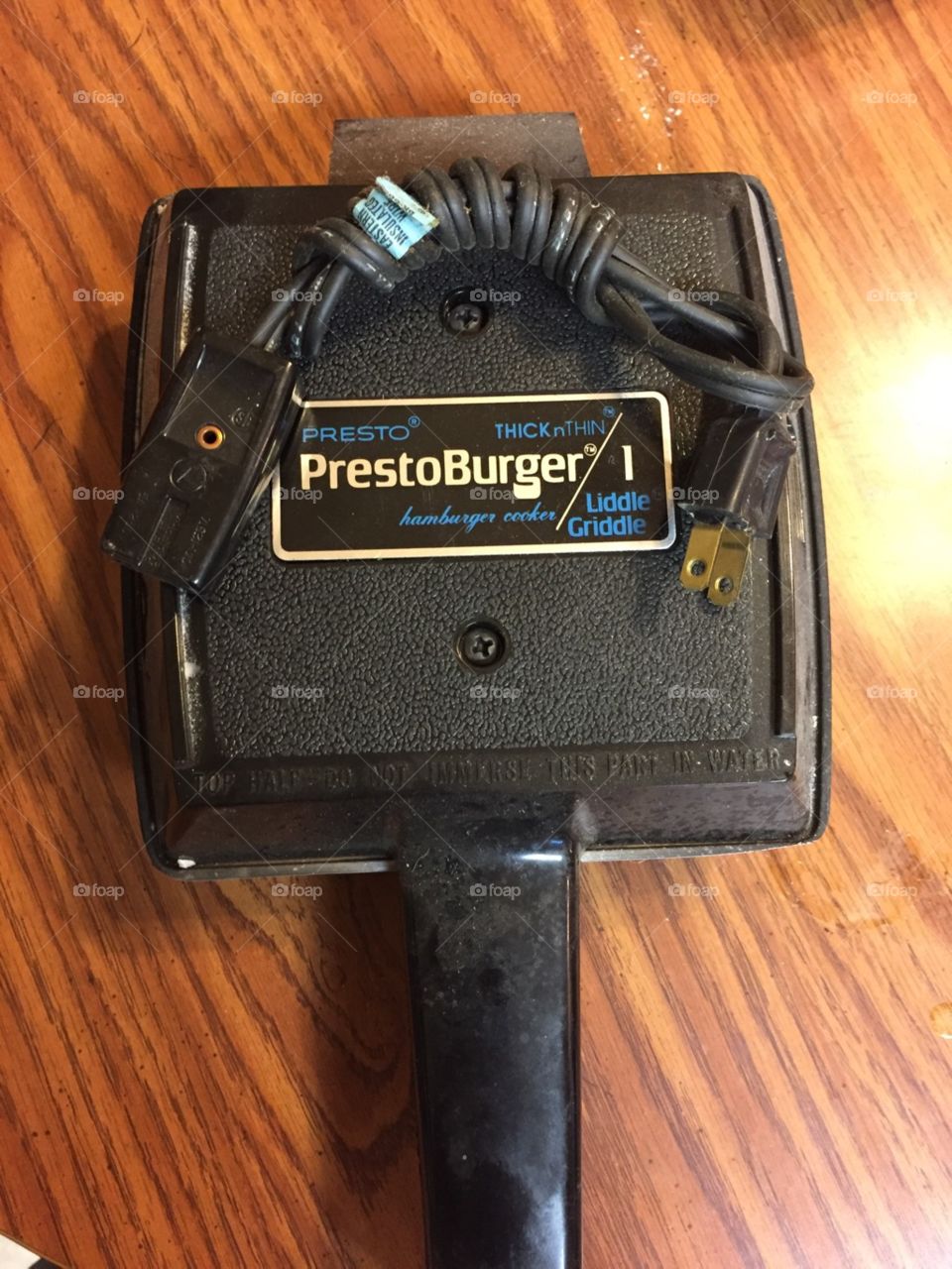 Presto hamburger press