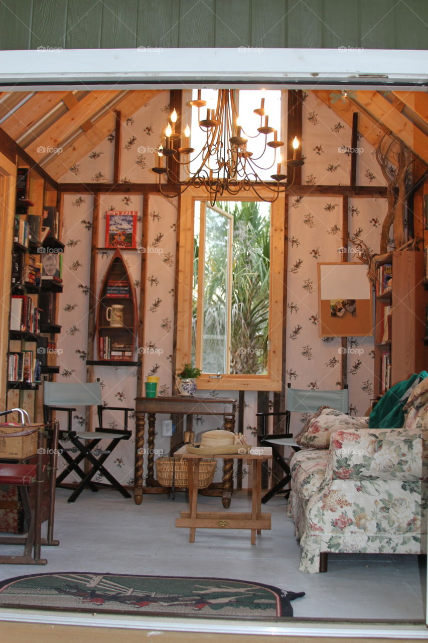 Small country reading room