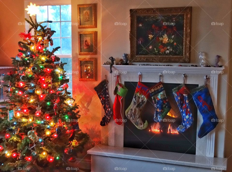Christmas Home Scene
