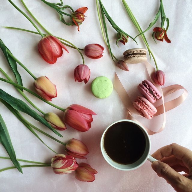 Colorful flatlay 
