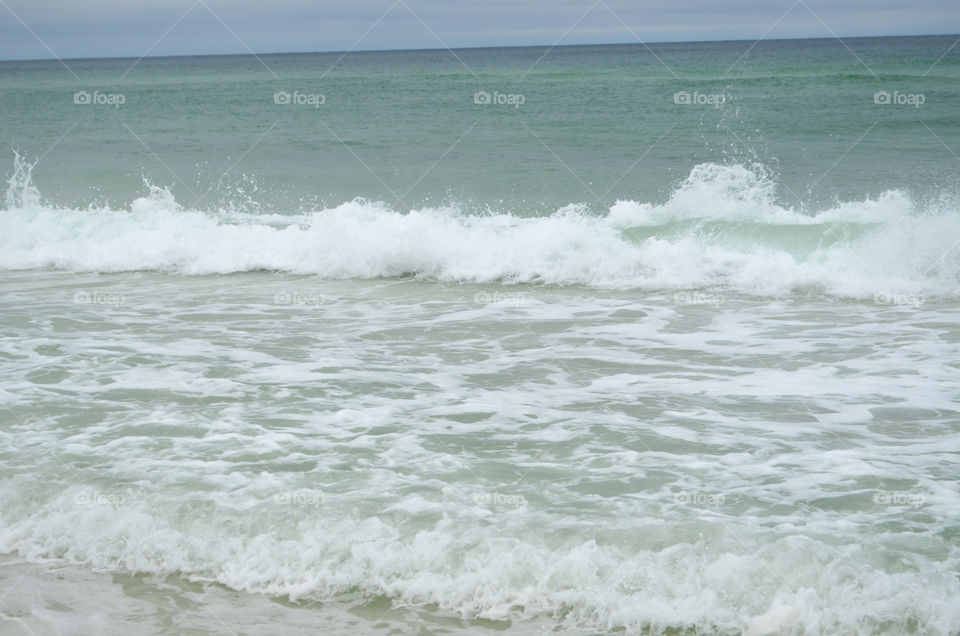 waves crashing