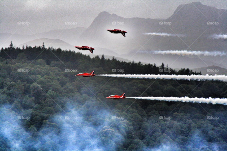 red aircraft raf hawk by pandahat