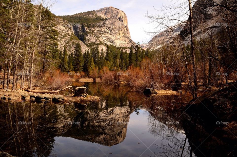 View of yosemite national park