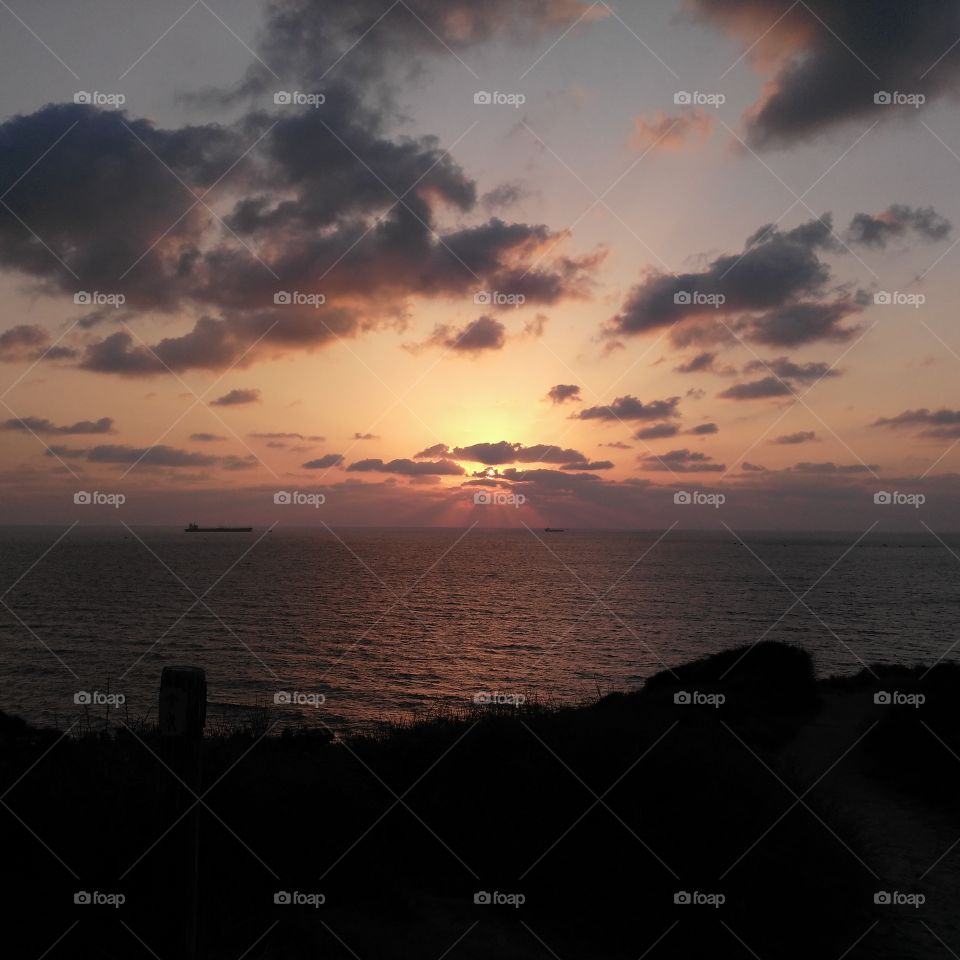 Sunset, Water, Dawn, Dusk, Evening