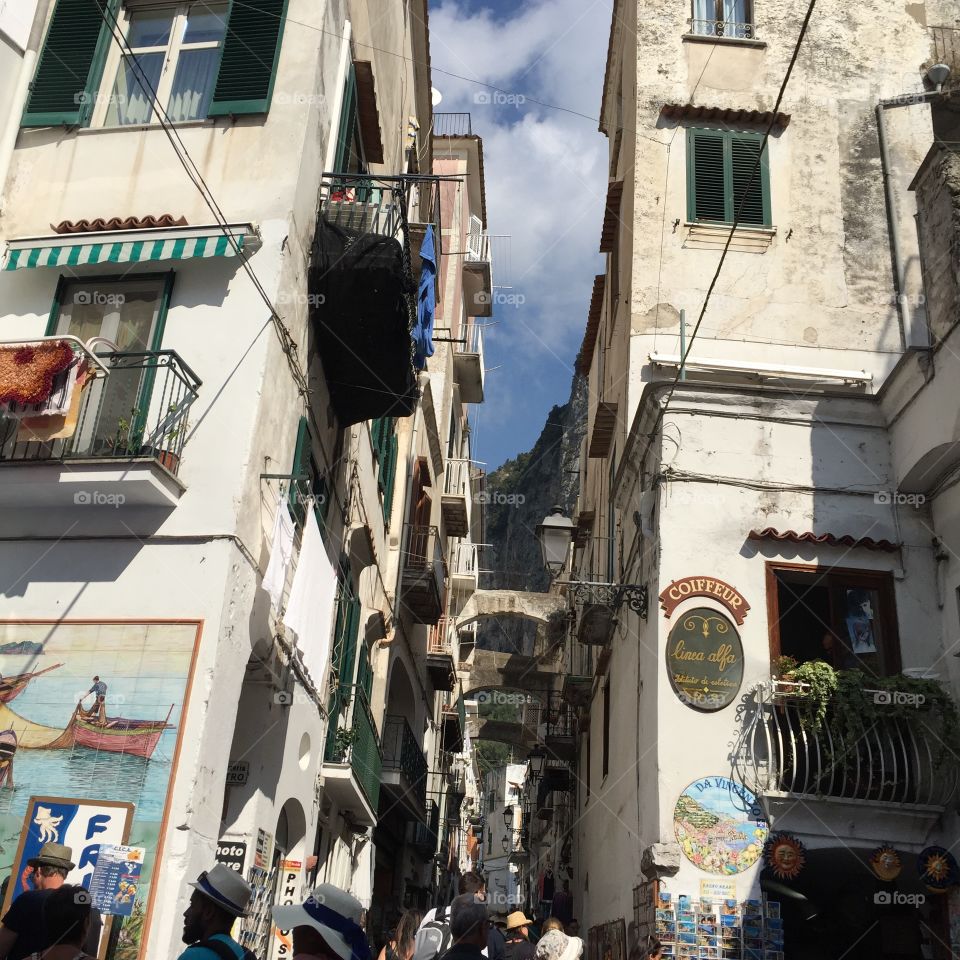 Narrow Italian street