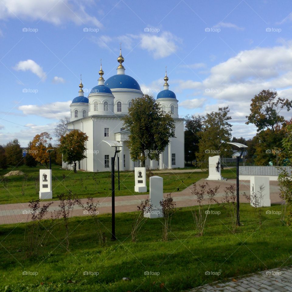 Храм в городе Мещовск