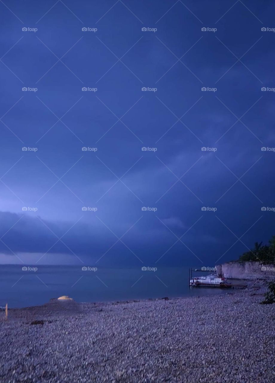 storm on the Beach