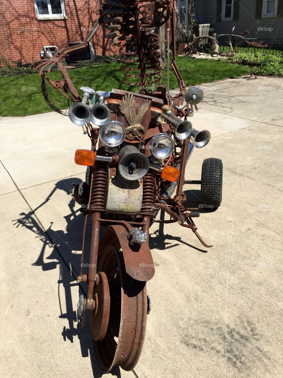 Rusty Motorcycle 