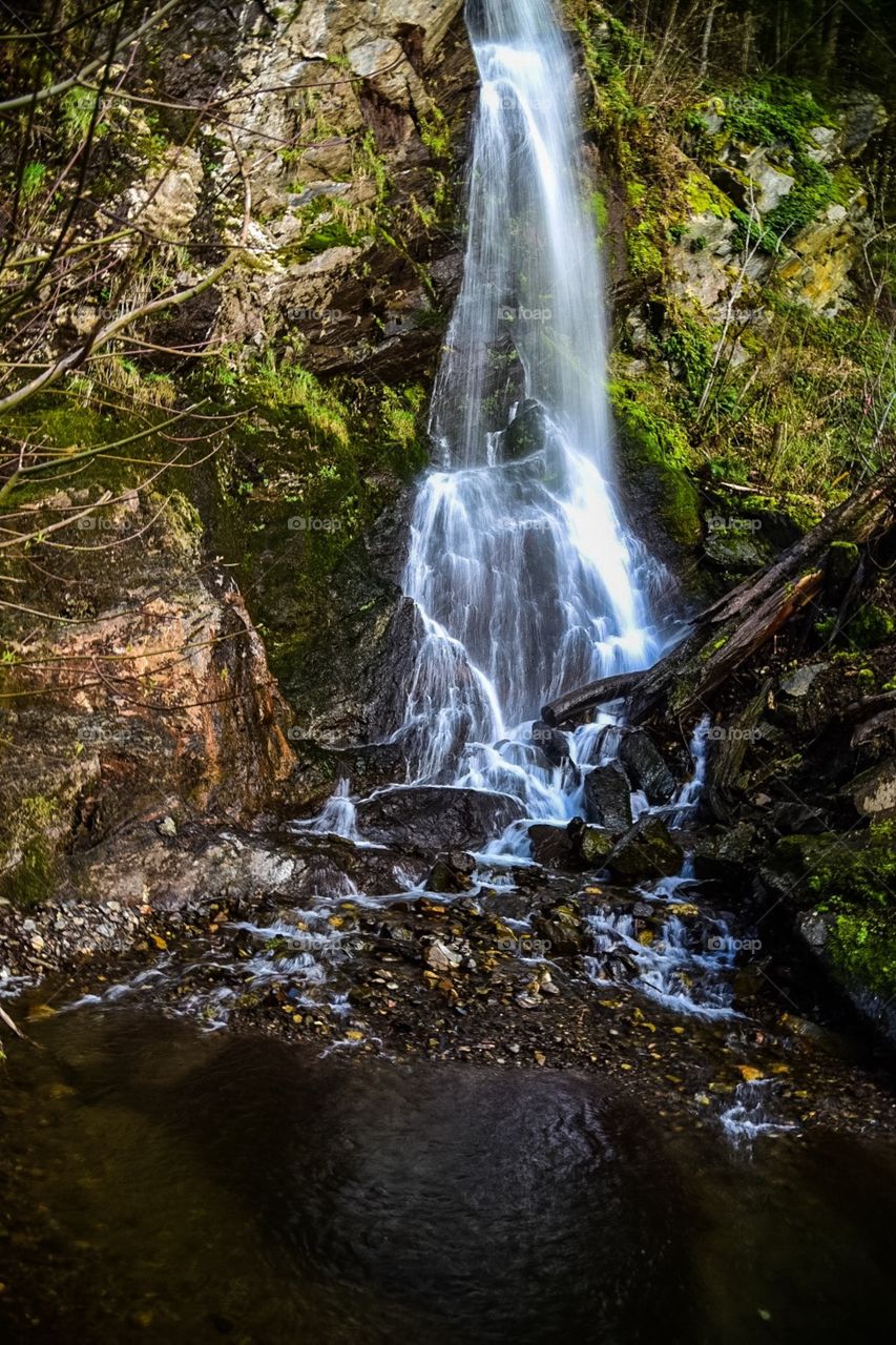 Waterfall in BC, Canada 