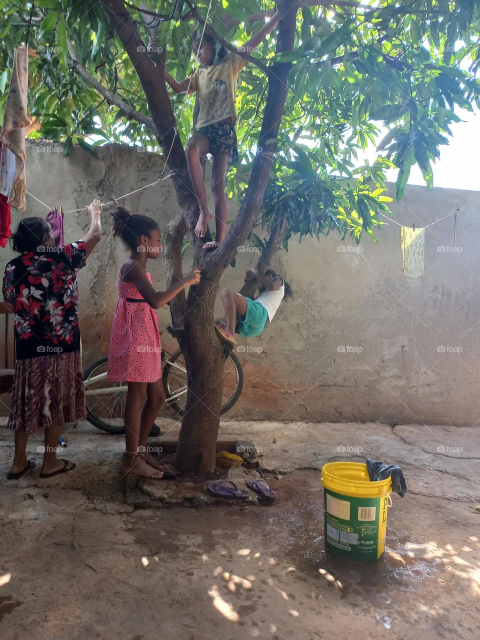 Crianças brincando. A criança  aprendem com a natureza, além  dos benefícios  para a saúde física, imunidade, sono e memória