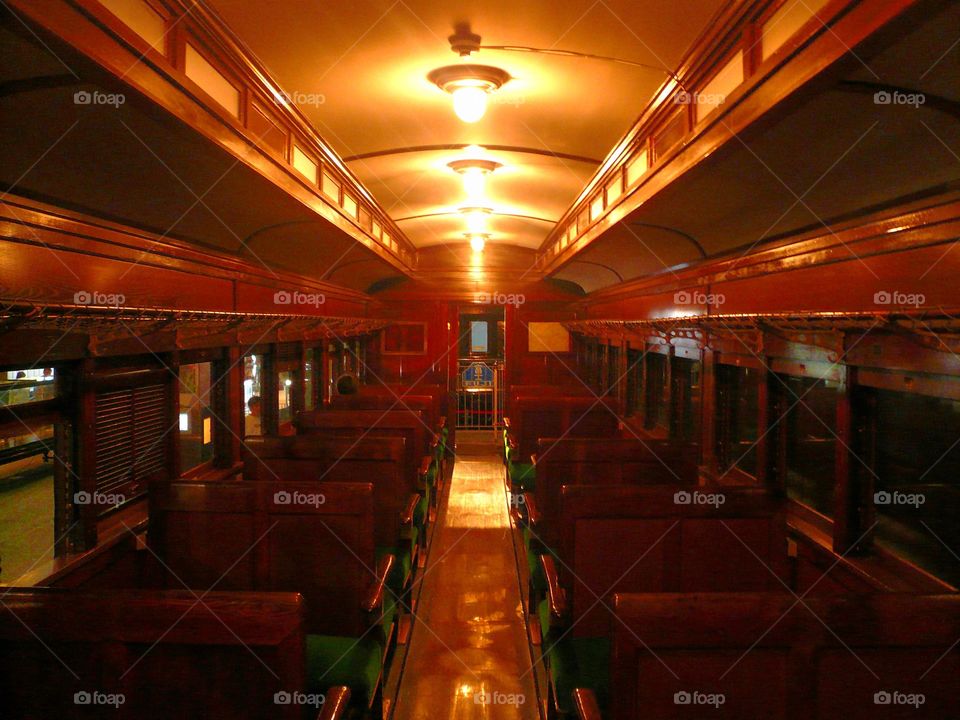 Classic train passenger car