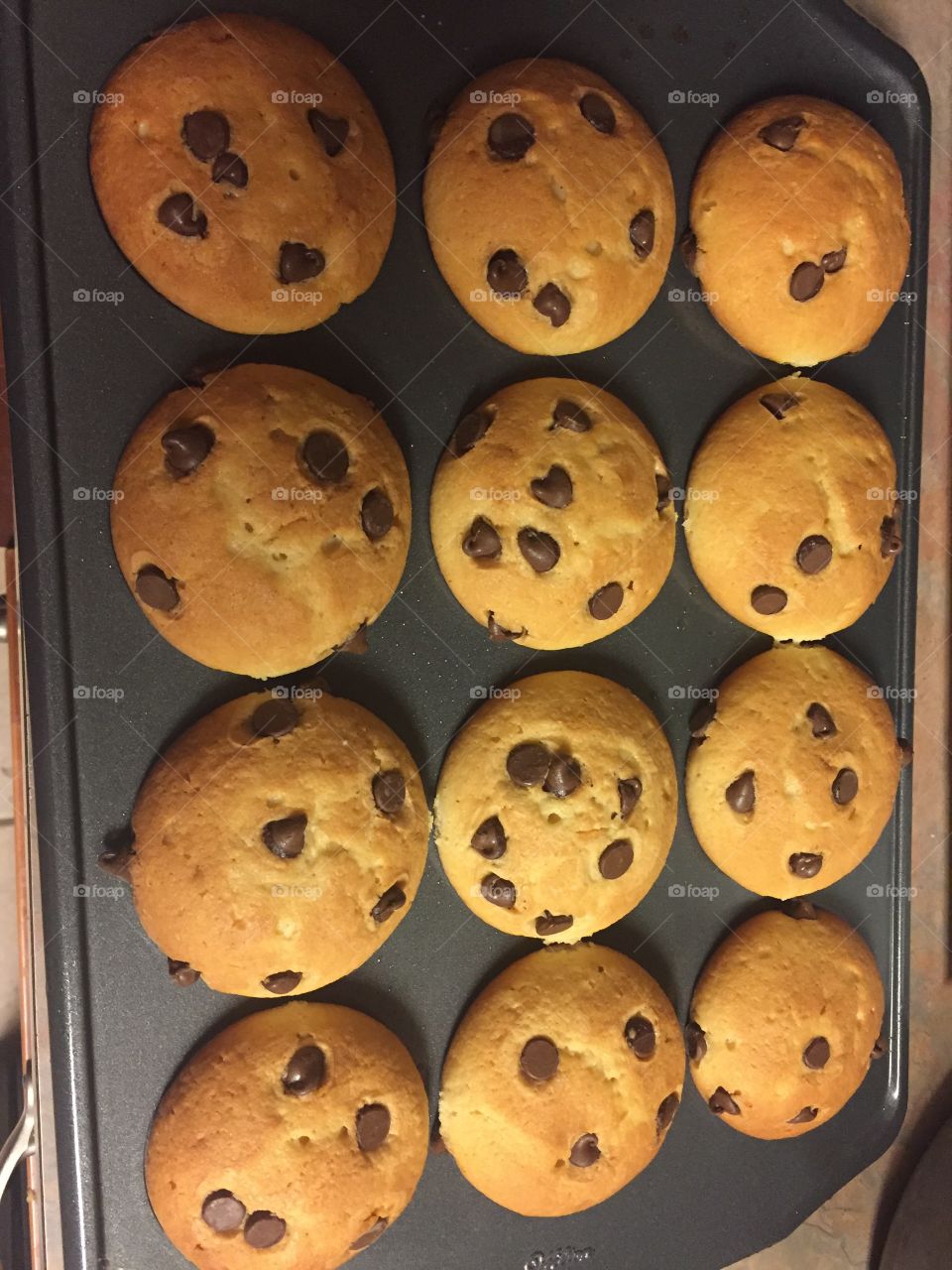 Holiday chocolate chip muffins!!