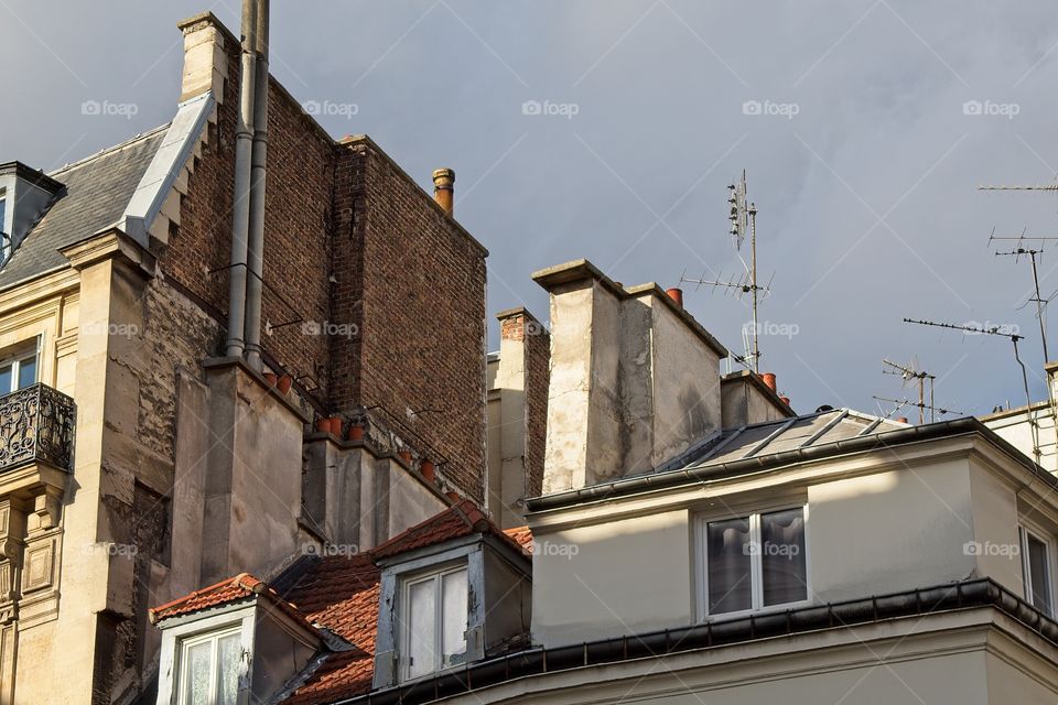 facade of a old building