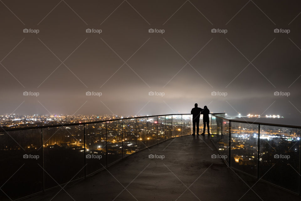 Just at the cityborder there is a viewpoint. This gives the most beautiful view at both day and night. I took my son to show him...