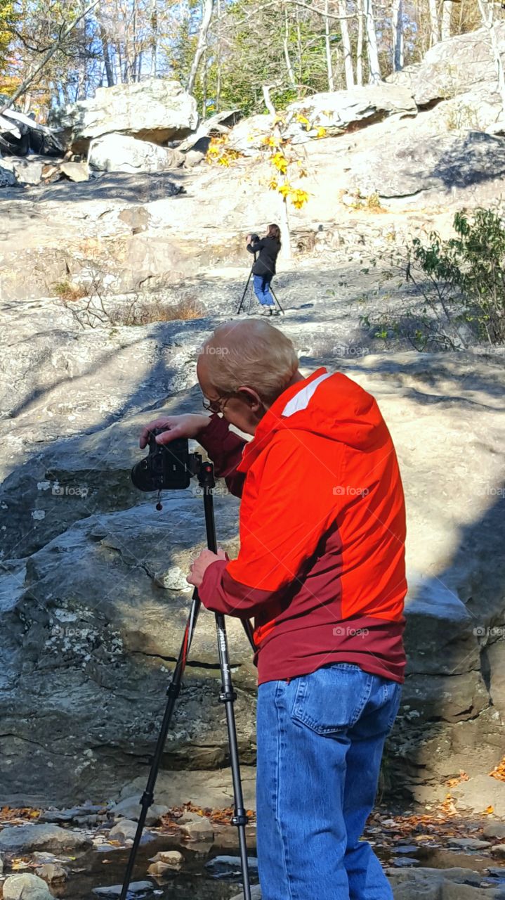 photographers at work