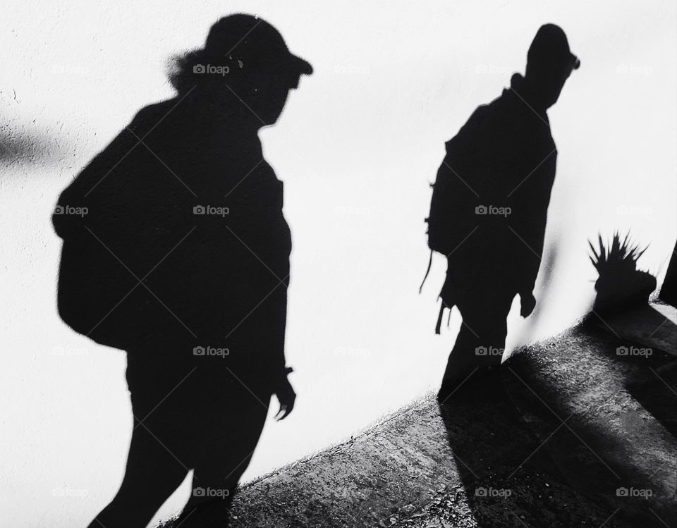 Sombras de excursión / Walking shadows