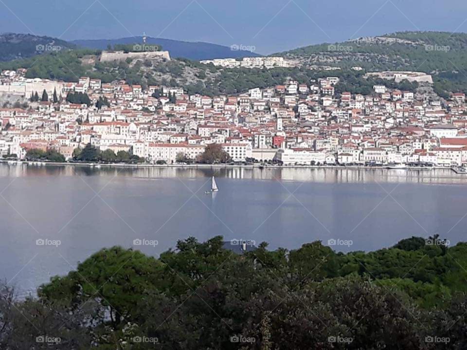 Šibenik city  from Croatia