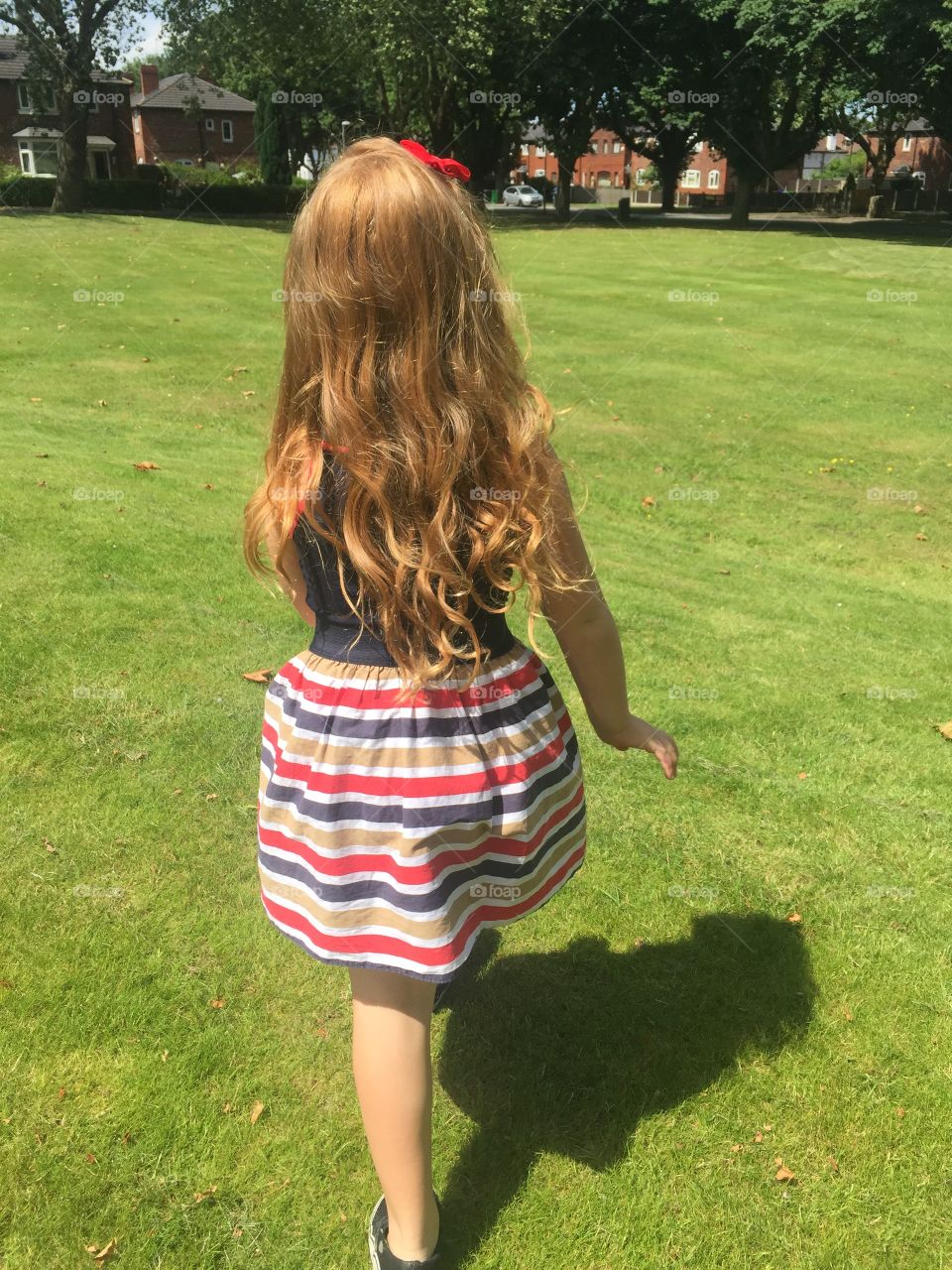 Grass, Child, Lawn, Girl, Summer