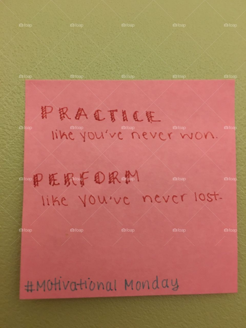 Motivation for Monday. 