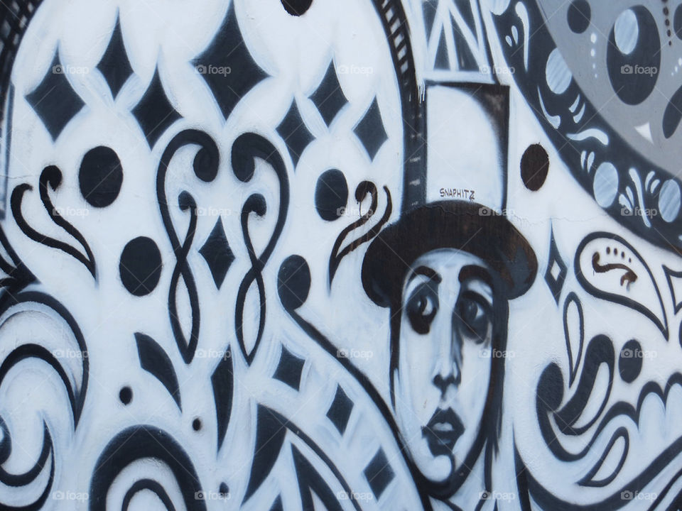 It's black and white