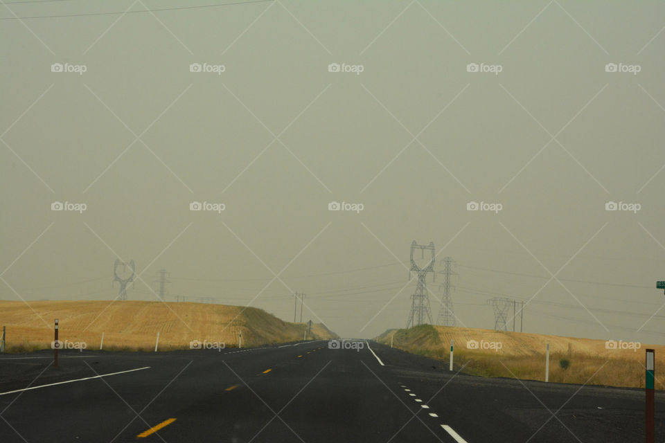 Eastern Washington power lines