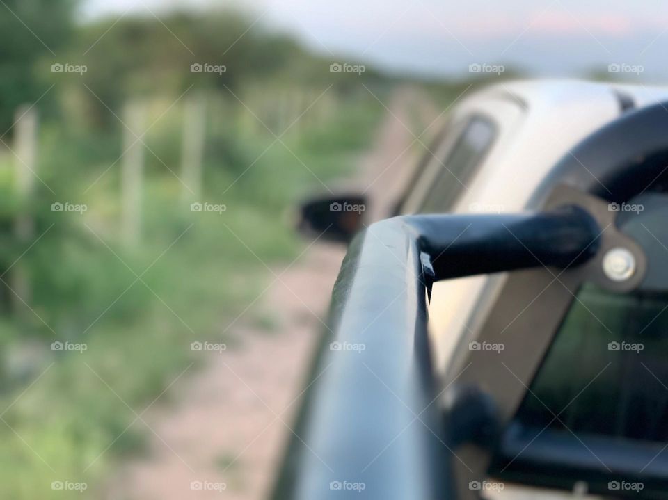 Steel on the back of a pickup truck (aka a ‘bakkie’ in South Africa)