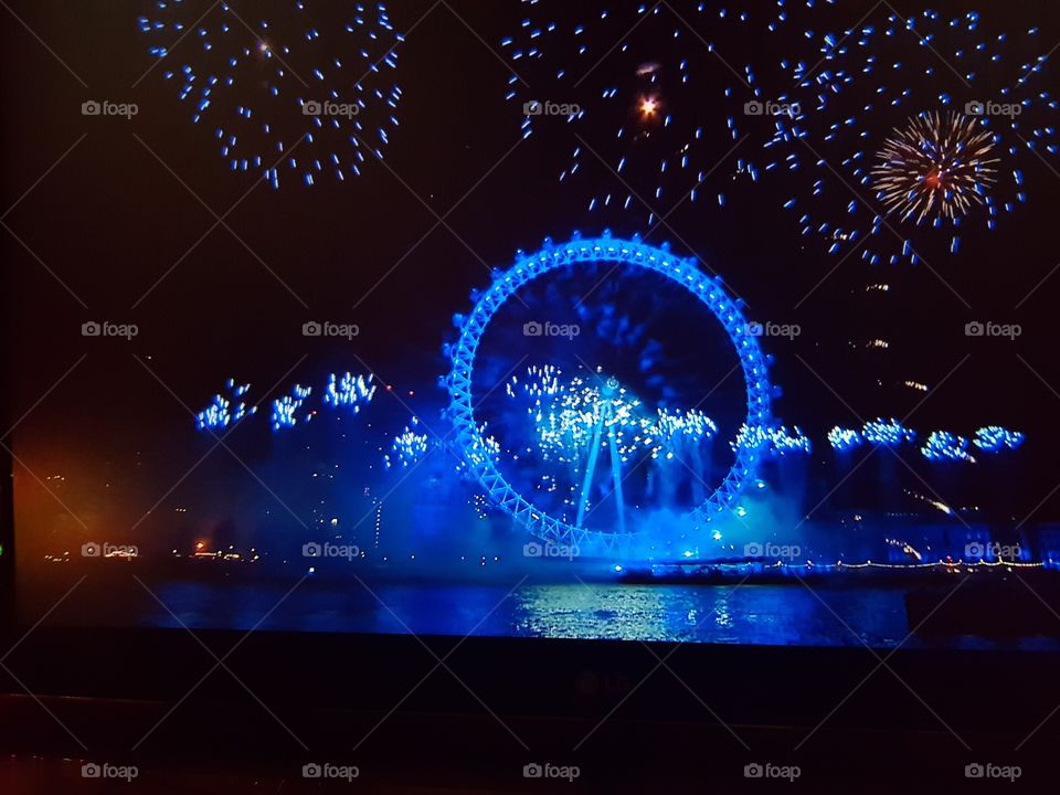 New year fireworks display 2018