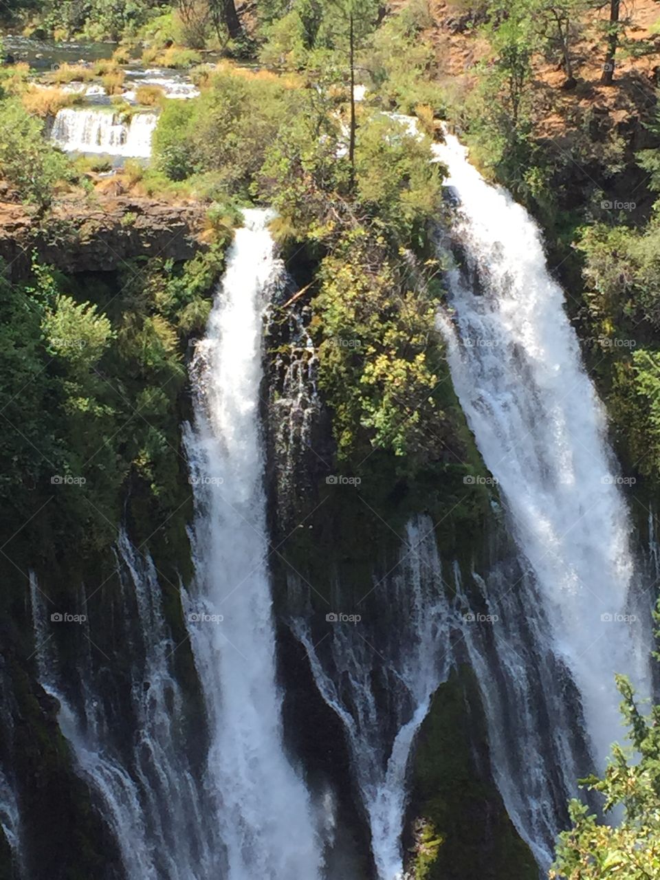 Waterfall, Water, River, No Person, Nature