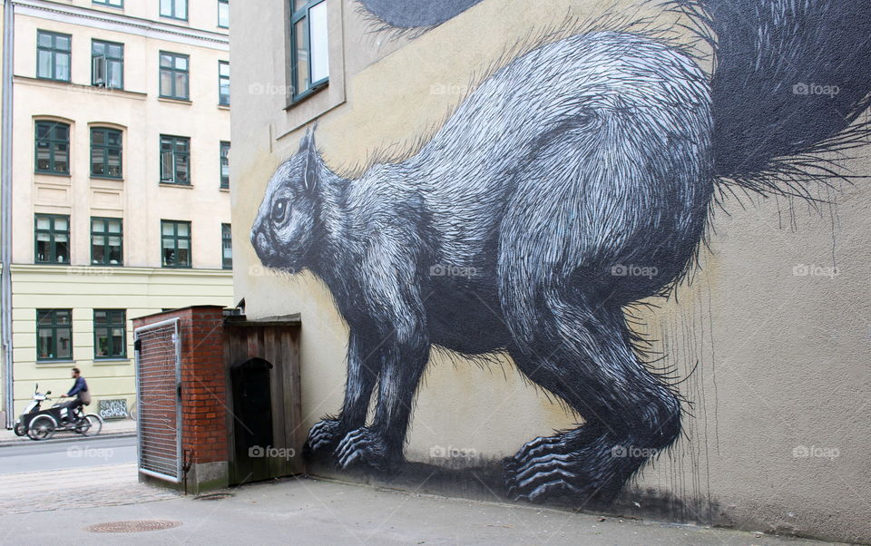 Graffiti in Copenhagen.