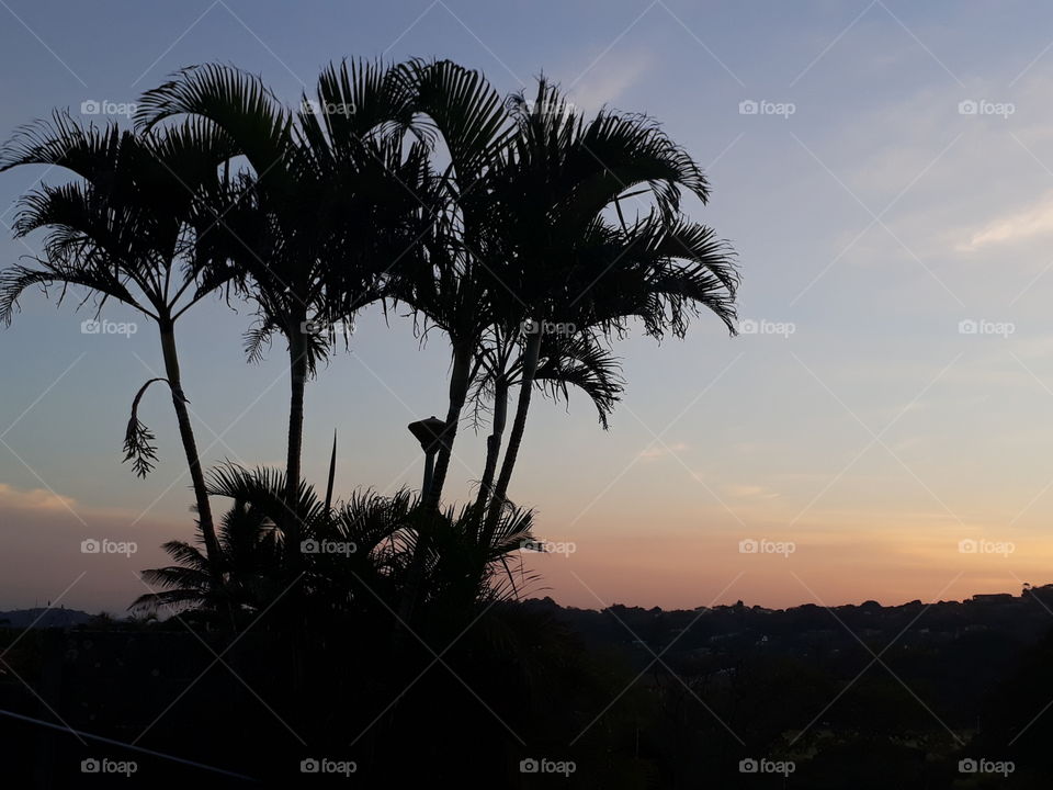 sunset from my front door