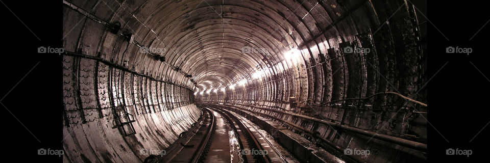 tunnel, underground passage, leading, metro, subway, rails, dal, horizon, good to go. phonesd, underground,