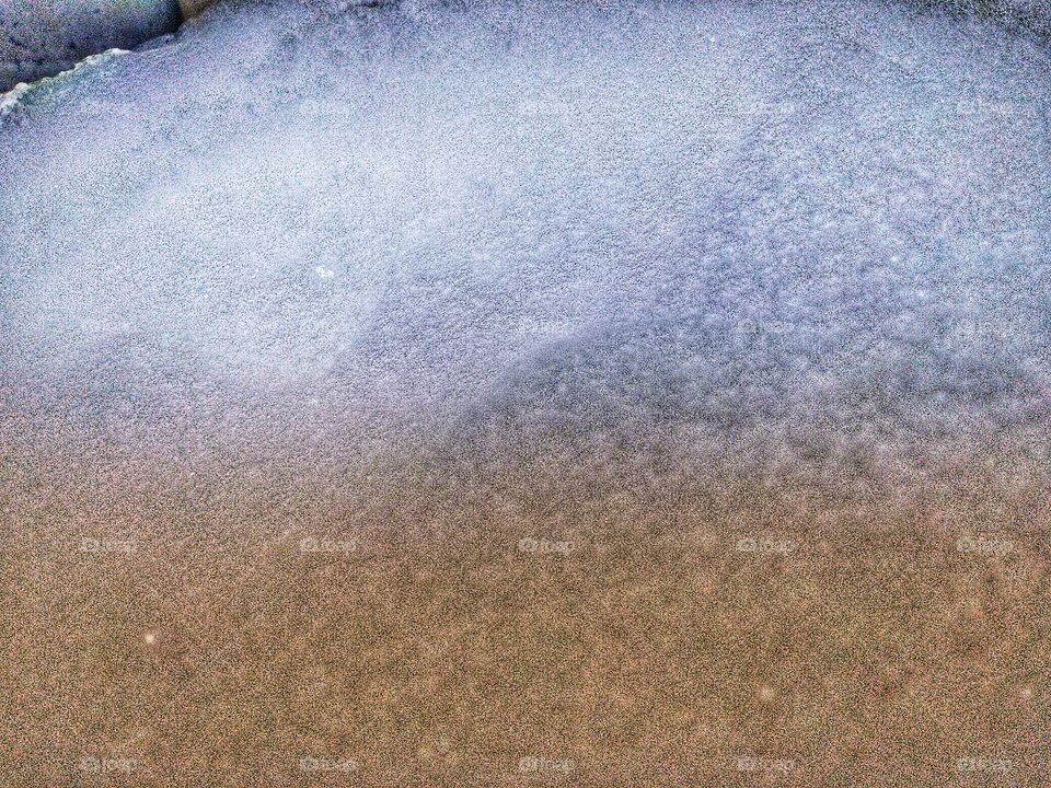 Soap foam or bubbles