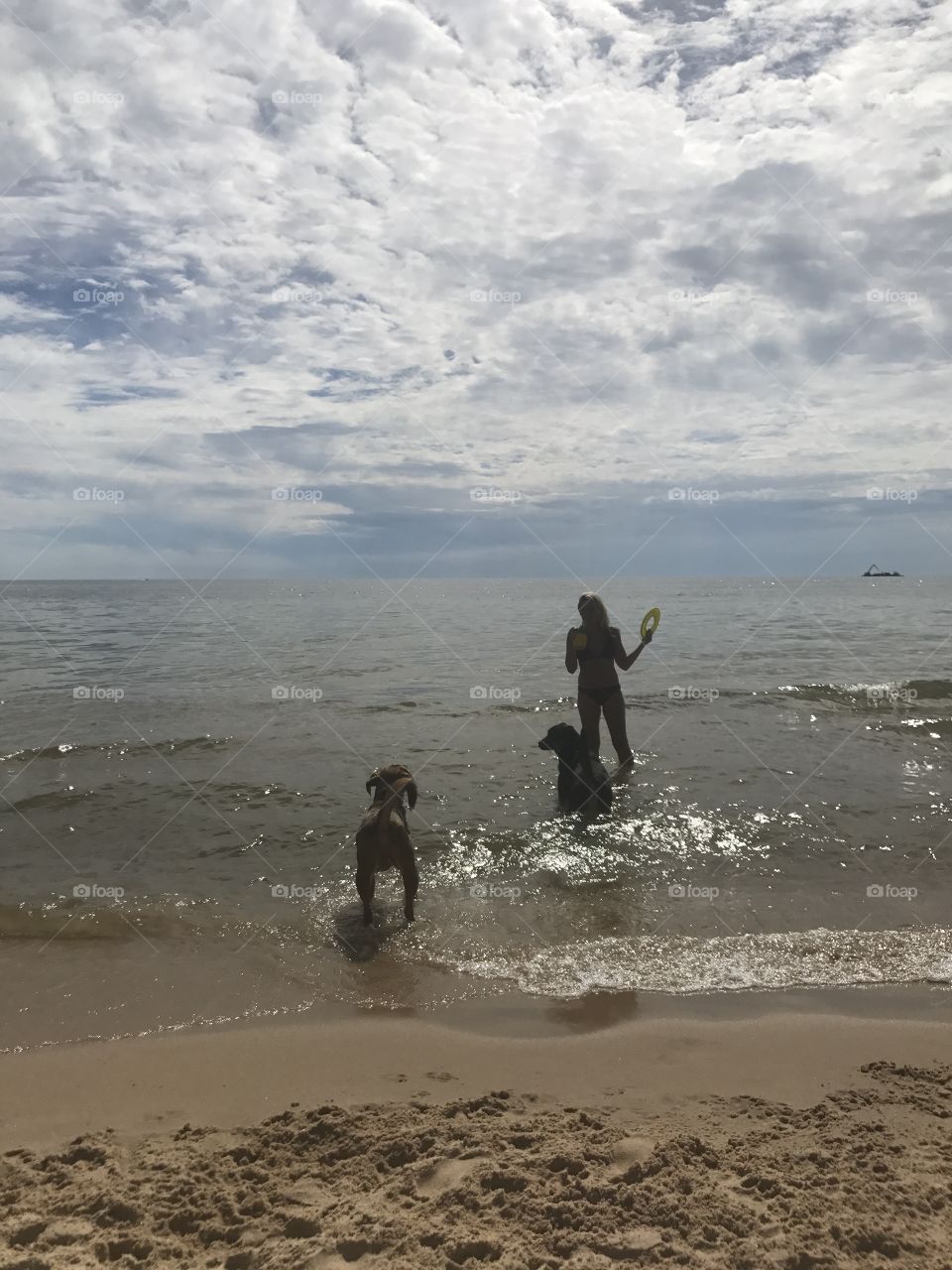 Beach, Water, People, Sea, Seashore