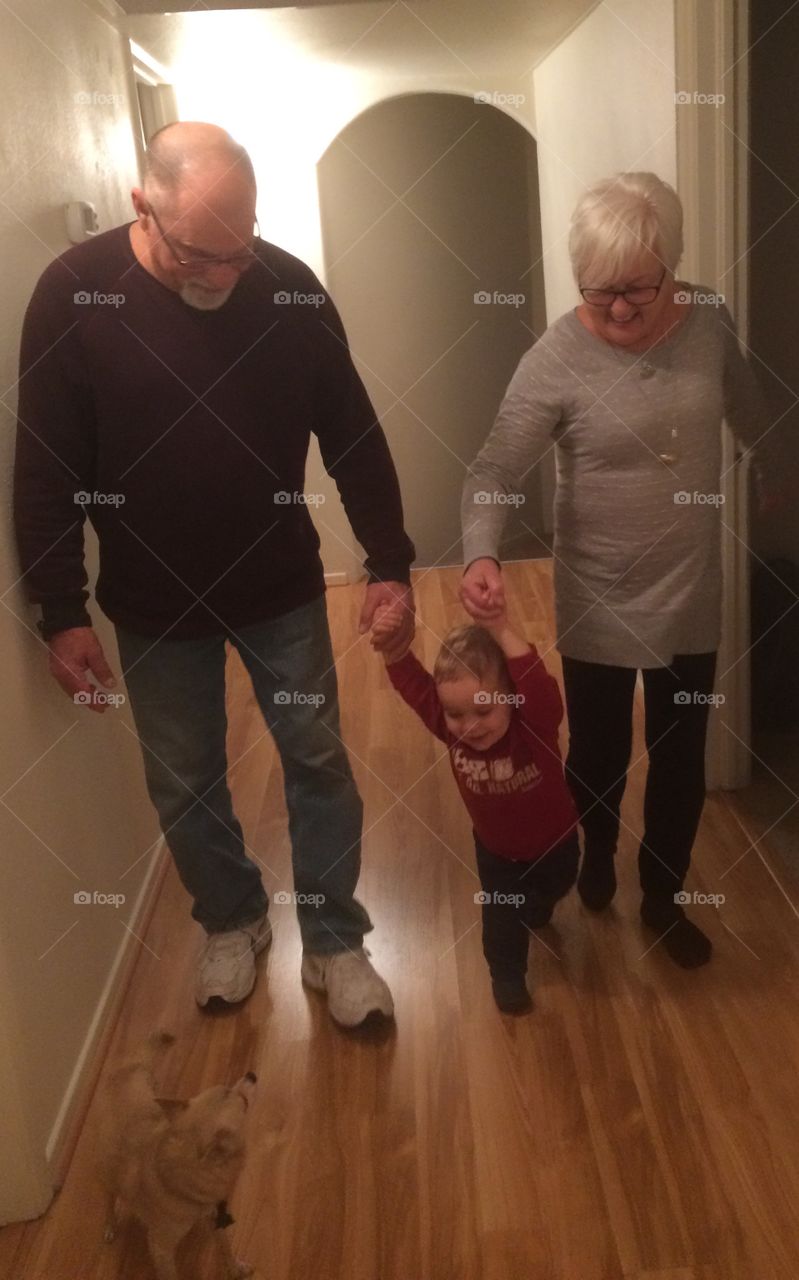 Fun with our grandson