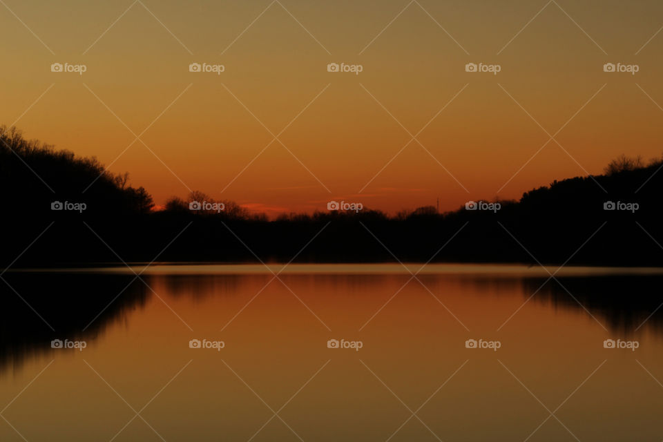 Golden hour reflections