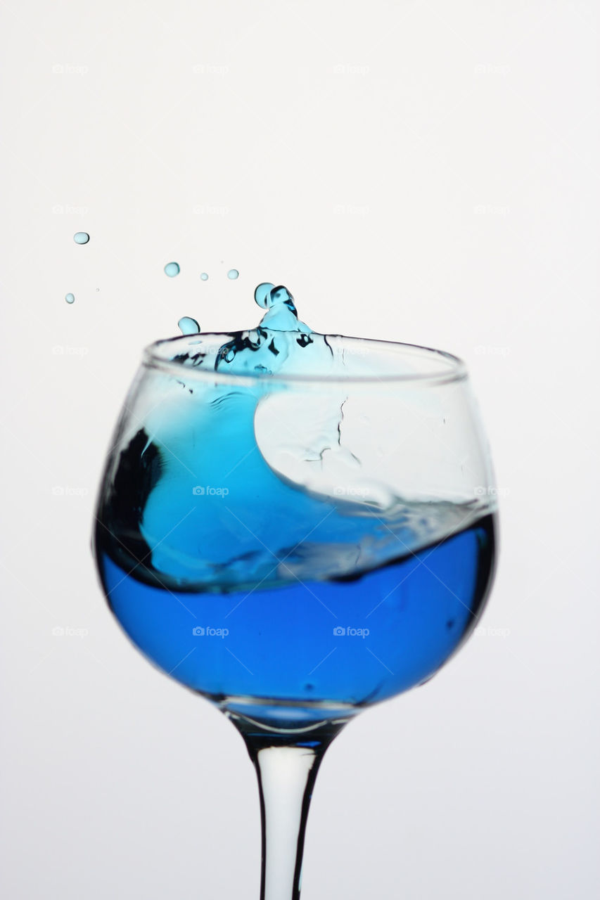 blue glass shake by kaprillyon
