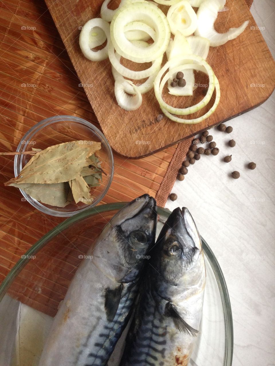 Salted fish ingredients from above 