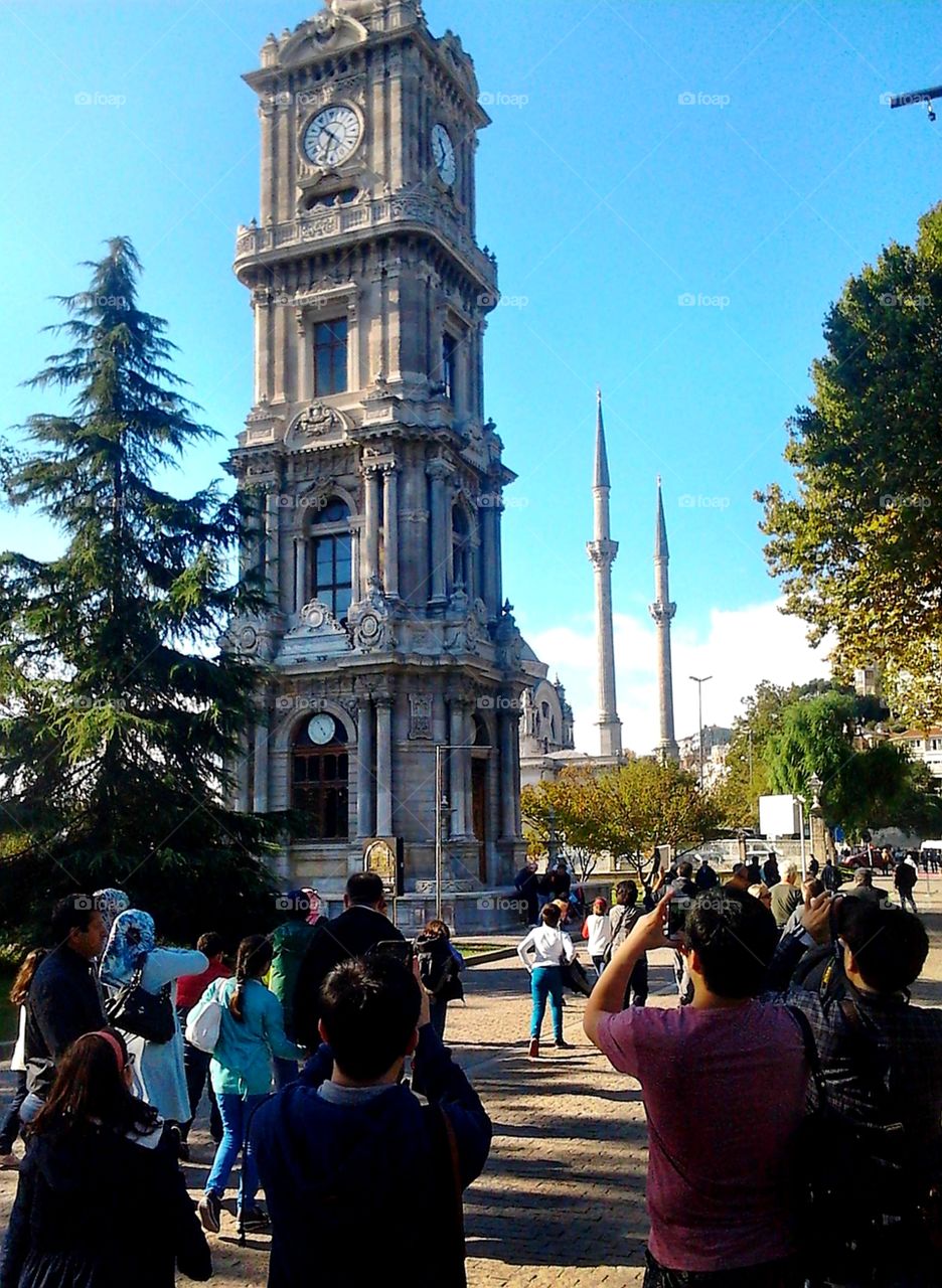 dolmabahçe clock tower