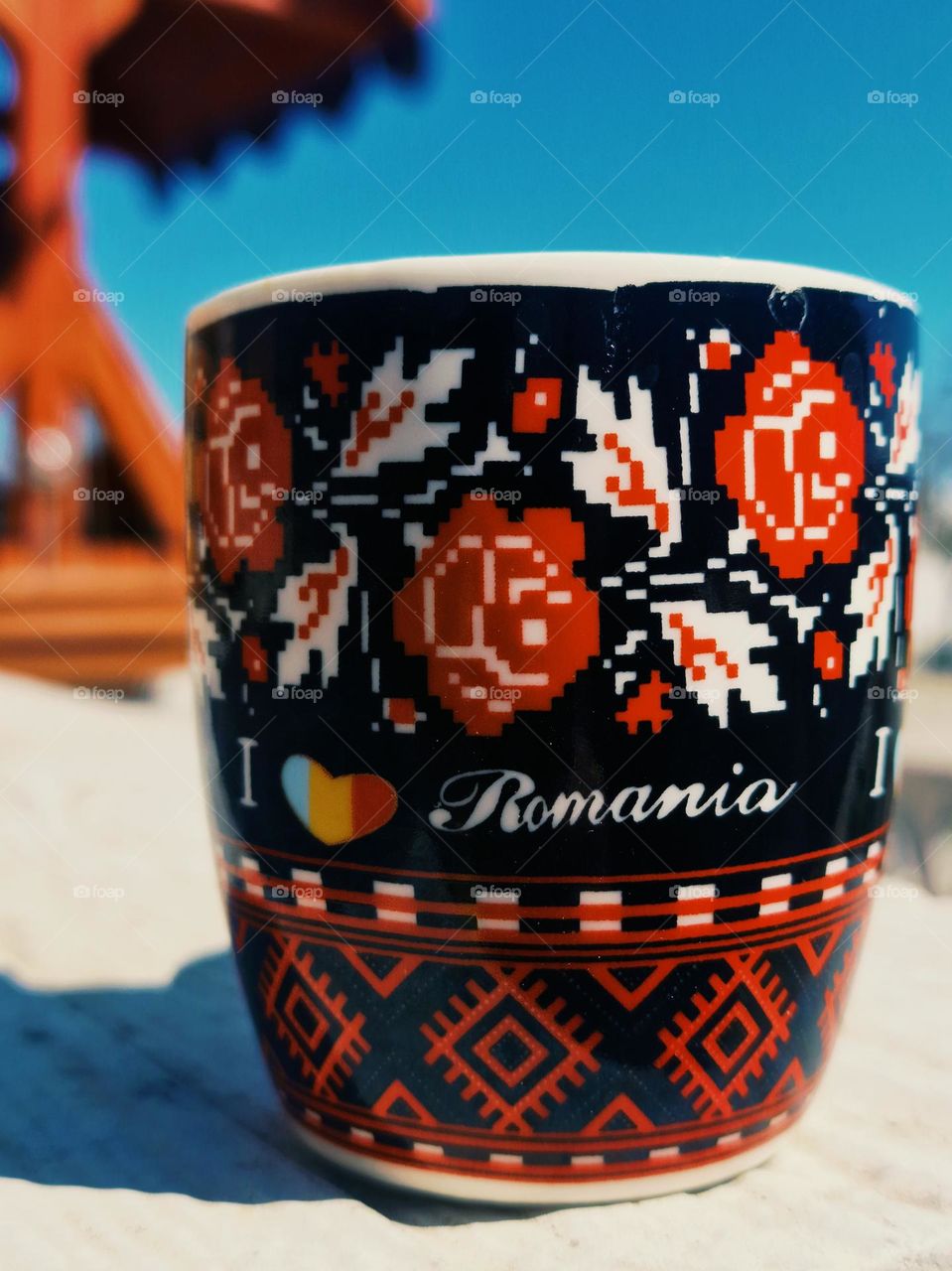 cup with Romania