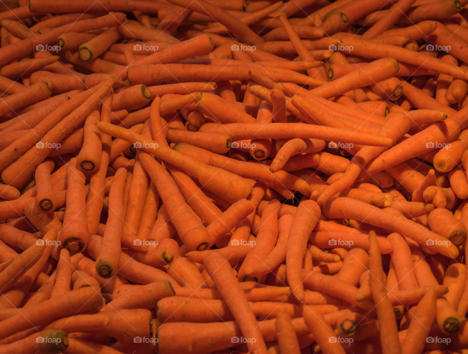 Hunting Carrots At Traditional Market