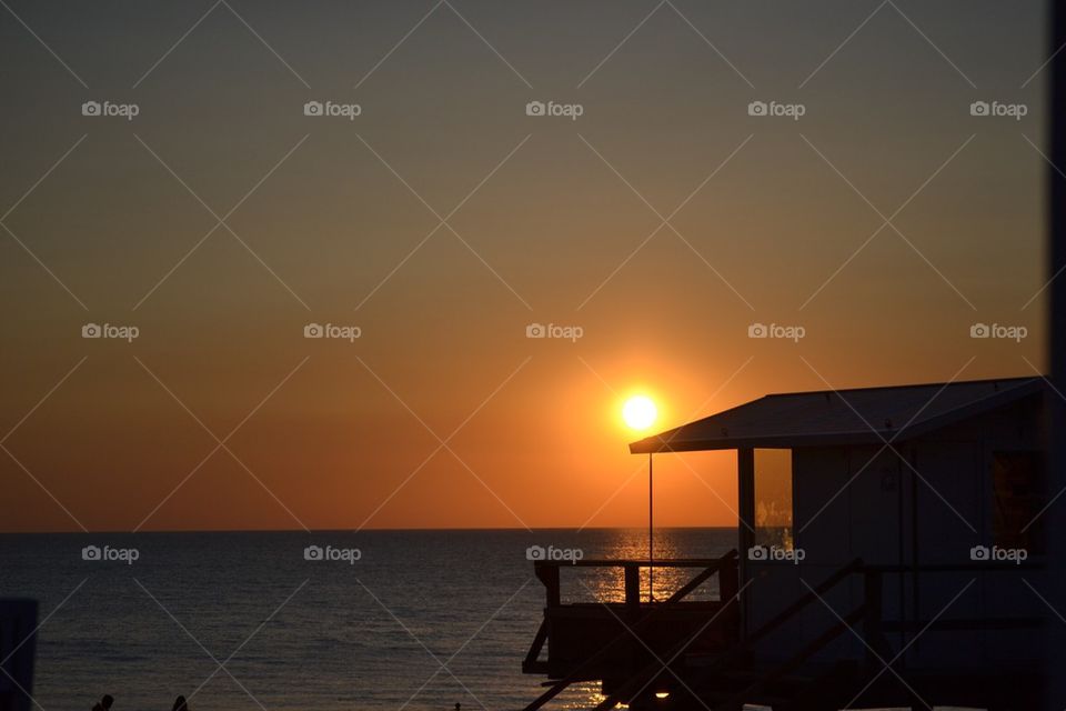 Sunset at Sylt Beach
