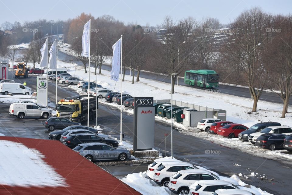 Vehicle, Car, Road, Snow, Transportation System