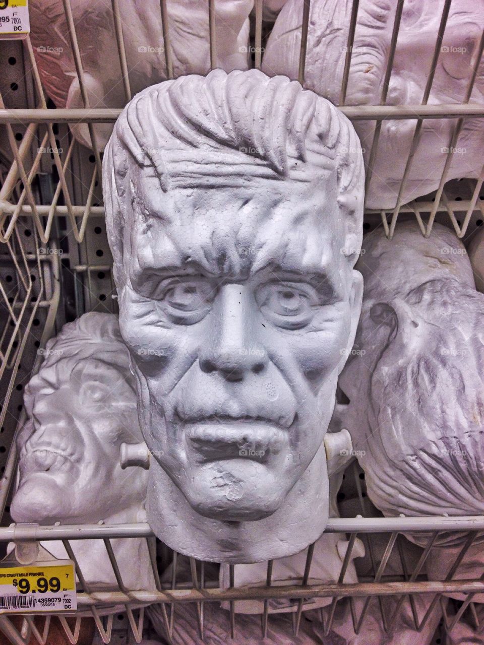 Foam Head. Frankenstein 