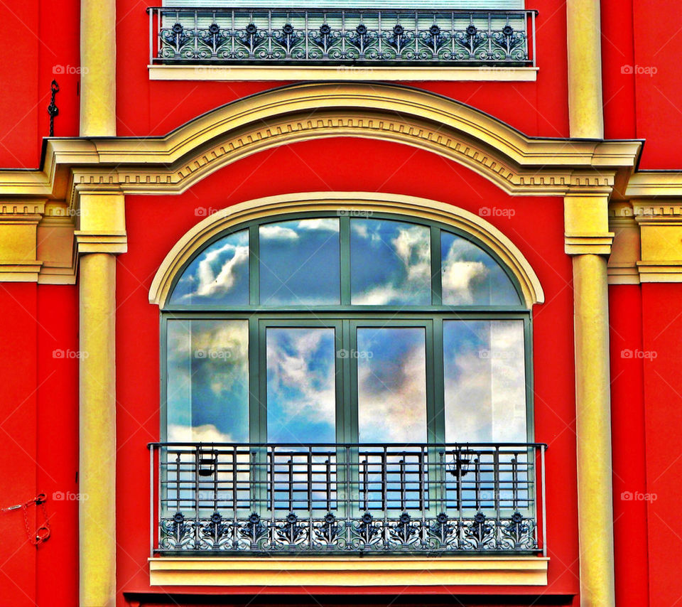 WINDOW AND CLOUDS