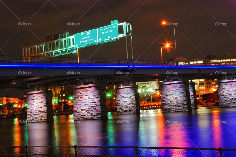 Bridge at night