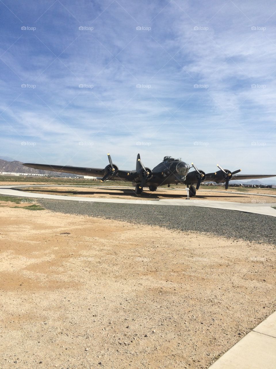 Airplane at March Air Force museum 